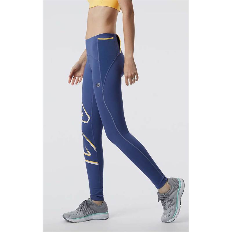 New Balance Womens Graphic Impact Run Tights-5